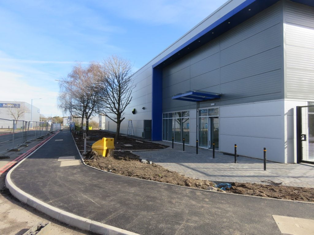 £1.5 MILLION DESIGN AND BUILD PROJECT COMPLETED AT MINWORTH TRADE PARK