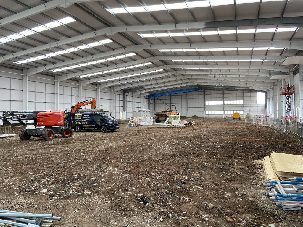 WORK ON £7.7MILLION INDUSTRIAL SCHEME IN DUDLEY CLOSE TO COMPLETION