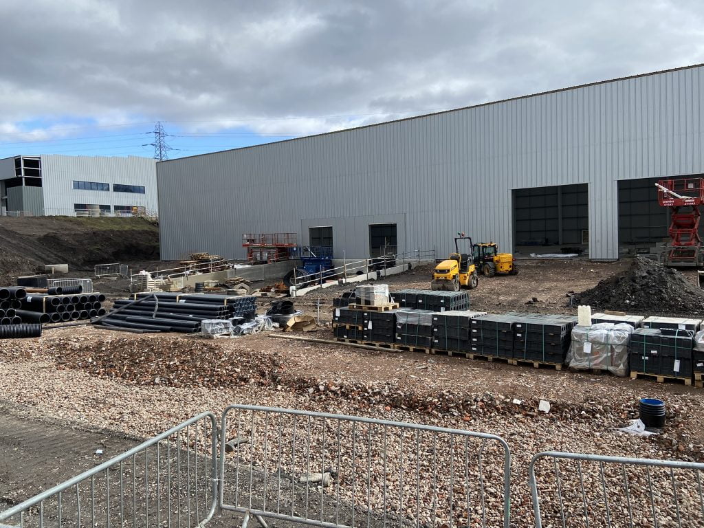 WORK ON £7.7MILLION INDUSTRIAL SCHEME IN DUDLEY CLOSE TO COMPLETION